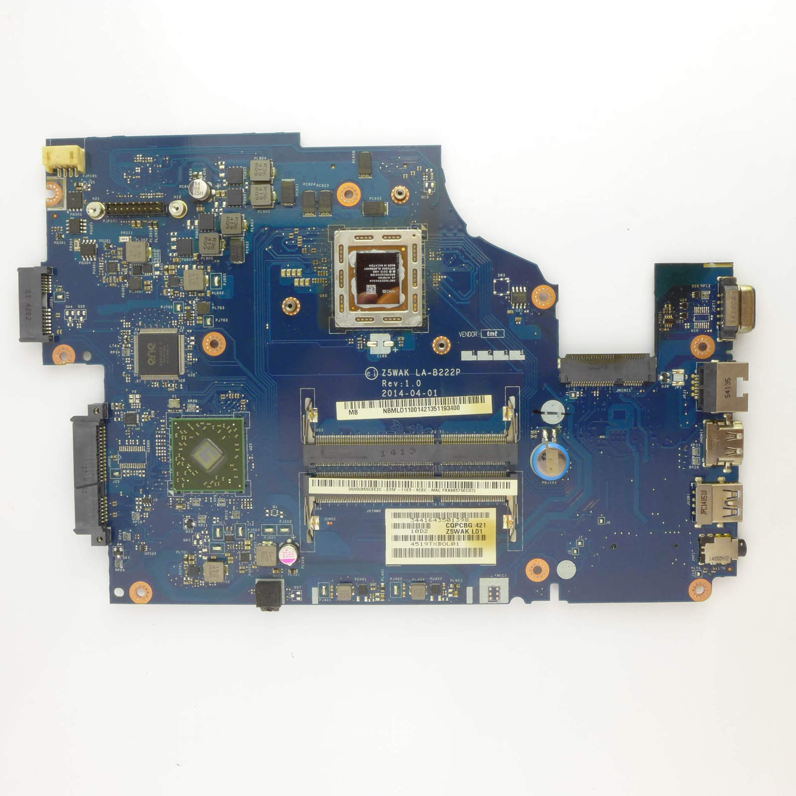 ORIGINAL Acer Aspire E5-551 Mainboard A8-7100 Motherboard ✅