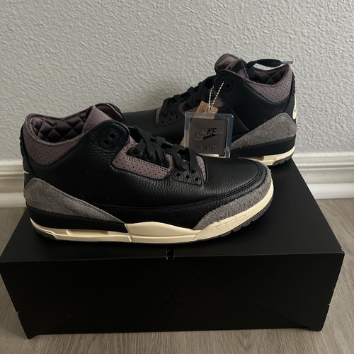 Pre-owned Jordan Size 9.5w ( Size 8m) - A Ma Maniére X Air  3 Retro While You Were Sleeping In Black
