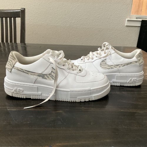 nike air force 1 pixel zebra print