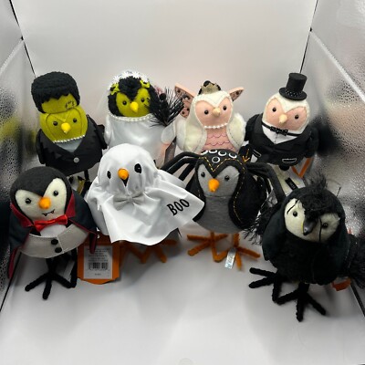 2023 Target Halloween Featherly Friends Birds Hyde & Eek Complete Set - Lot of 8
