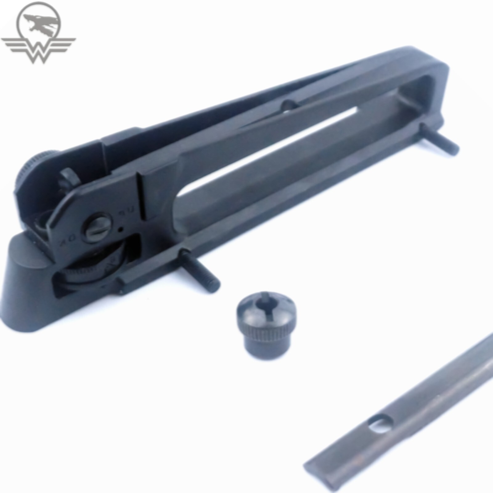 For NcSTAR MARDCH Carry Handle w/ Rear Sight Picatinny Weaver Rail Mount Black