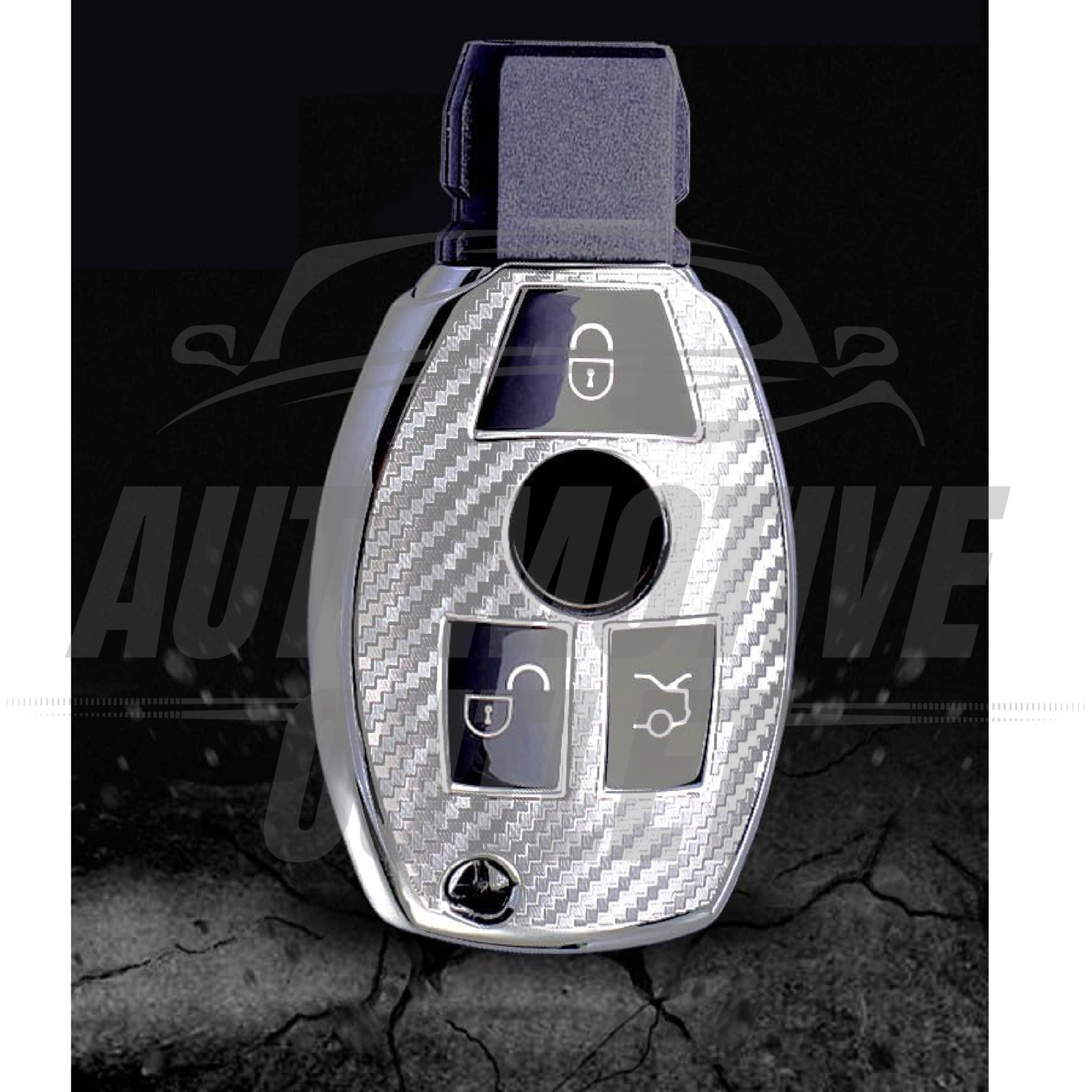 KEY COVER AMG REMOTE FOB CASE CARBON FOR MERCEDES A C E S SL CLK SLK ML CLASS 6