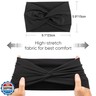 AQOKKA Extra Wide Headbands for Women Large Turban Headband Non Slip Boho Elastic Hairband Hair Twisted Knot Head Bands Accessories
