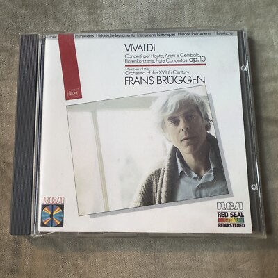 Vivaldi CD Concerti per Flauto Flute Concertos Op. 10 FRANS BRUGGEN