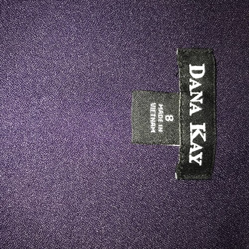 Dana Kay Washable Eggplant Jacket Size 8 NWT Made in Vietnam