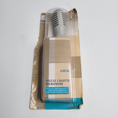 Vintage Labtec Deluxe Casette Microphone AM-22 NEW
