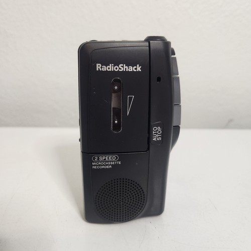 RADIO SHACK Micro 2 Speed Microcassette Recorder TESTED Voice Recorder