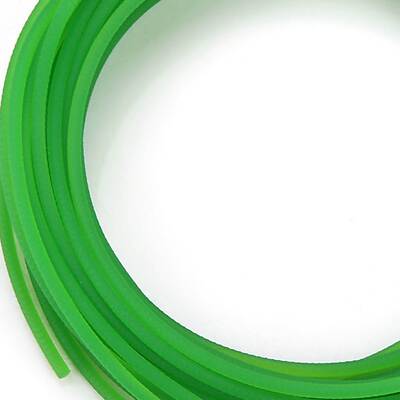 (6mm×10m)High-Performance Polyurethane Belt Green Rough Surface PU Polyurethane