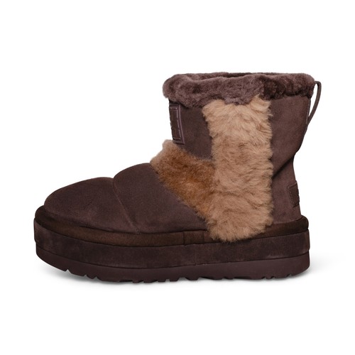Pre-owned Ugg Classic Chillapeak Burnt Cedar Leather Sheepskin Women's Boots Size Us 9