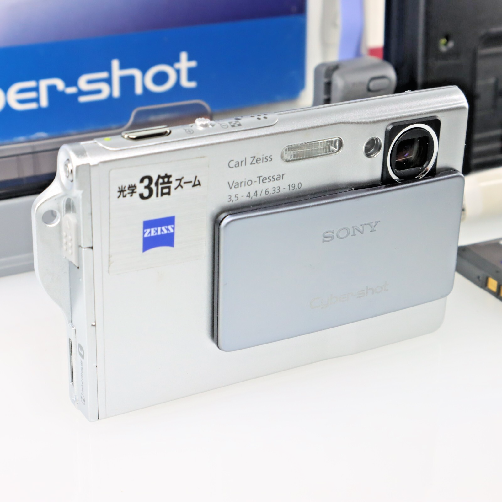 SONY ソニー Cyber-shot DSC-T7 デジカメ Top Mint] Sony Cyber-Shot DSC-T7 Silver Slim & Compact