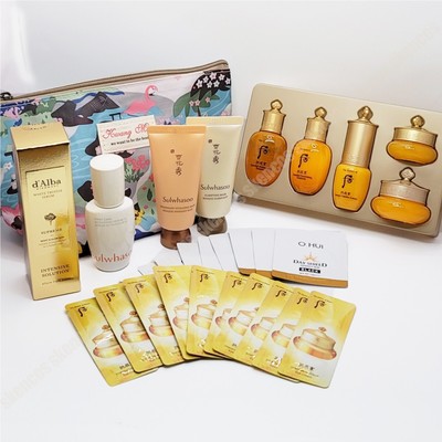 Sulwhasoo/Whoo Travel Kits/Serum/Pouch/Night/Clarifying Mask/Dalba Mist/Samples