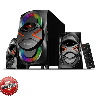 Stereo System Home Bluetooth MP3 Audio AUX USB AMFM Radio Wireless Remote New