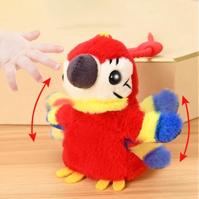 Realistic Electric Parrot Toy Dance Soft Sofa Ornament for Boys and Girls Music