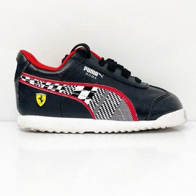 

Кроссовки Puma Boys Roma Ferrari 339975-01 Черная Повседневная Обувь Размер 8C, Черный, Roma Ferrari