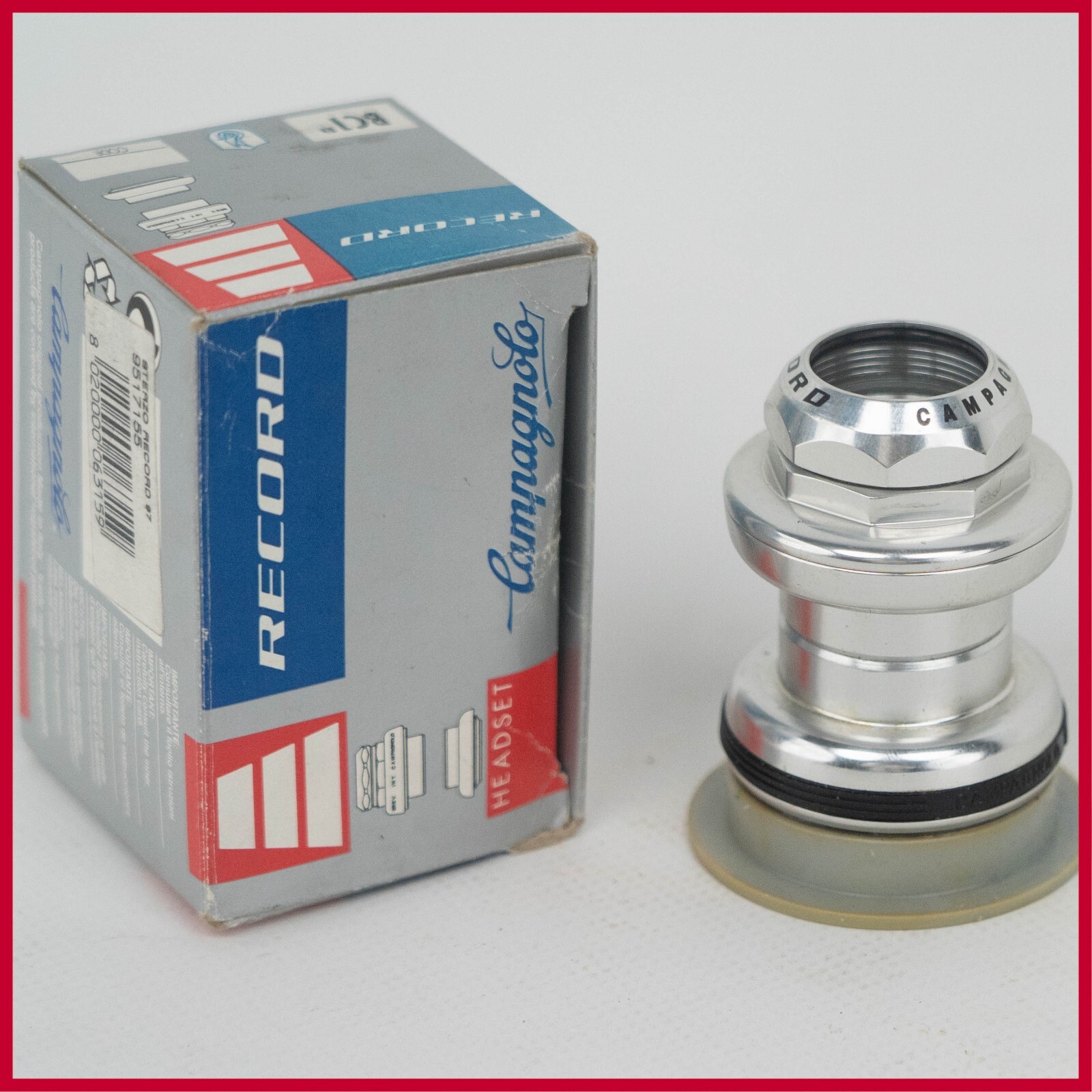 パーツ CAMPAGNOLO* record threaded headset 1\" Campagnolo Threaded Headset Record 1