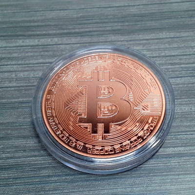 Bitcoin Commemorative Copper Coin Collection BTC Cryptocurrency - Free S&H!