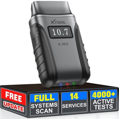 Wireless OBD2 Scanner, XTOOL Anyscan A30D Bidirectional Scan Tool, Full Syste...