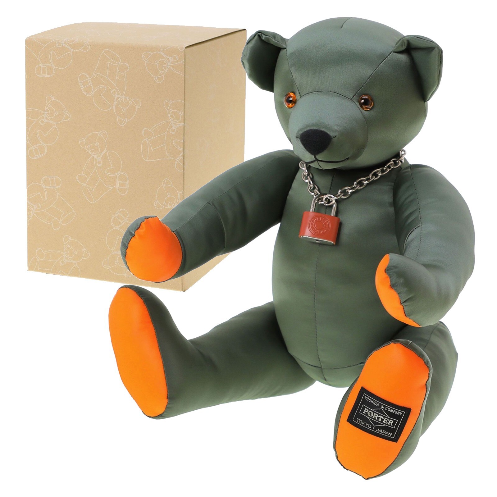 PORTER GRIZZLY BEAR 2024 ver. TANKER Sage Green Stuffed