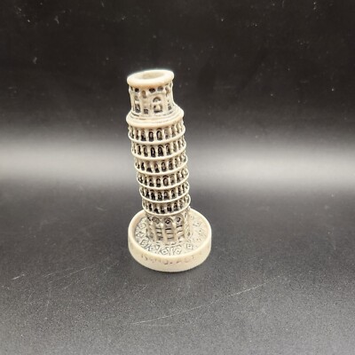 Italy Leaning Tower of Pisa Statue Resin Souvenir  Pisa 3.5  Tall 