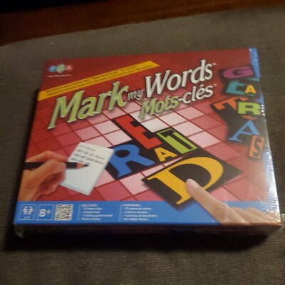 Mark My Words Family Spelling Board Game ENGLISH/FRENCH EDITION [NEW AND SEALED]