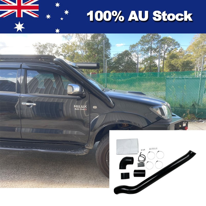 Satin Black Stainless Snorkel Air Intake 4 Inch Fit Toyota Hilux N70 2005-2015