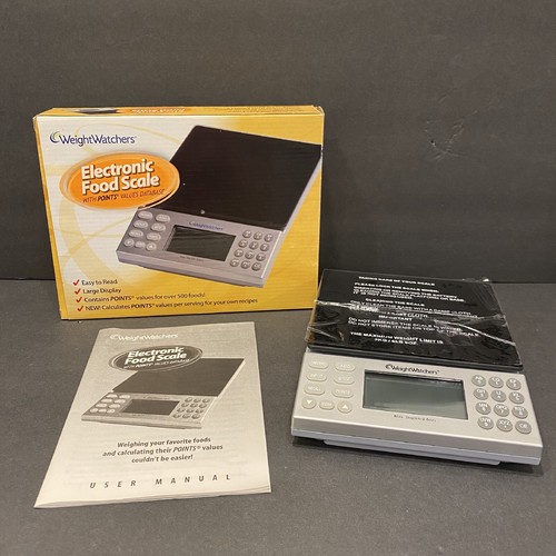 Weight Watchers Electronic Food SCALE w/Points Values Database LARGE