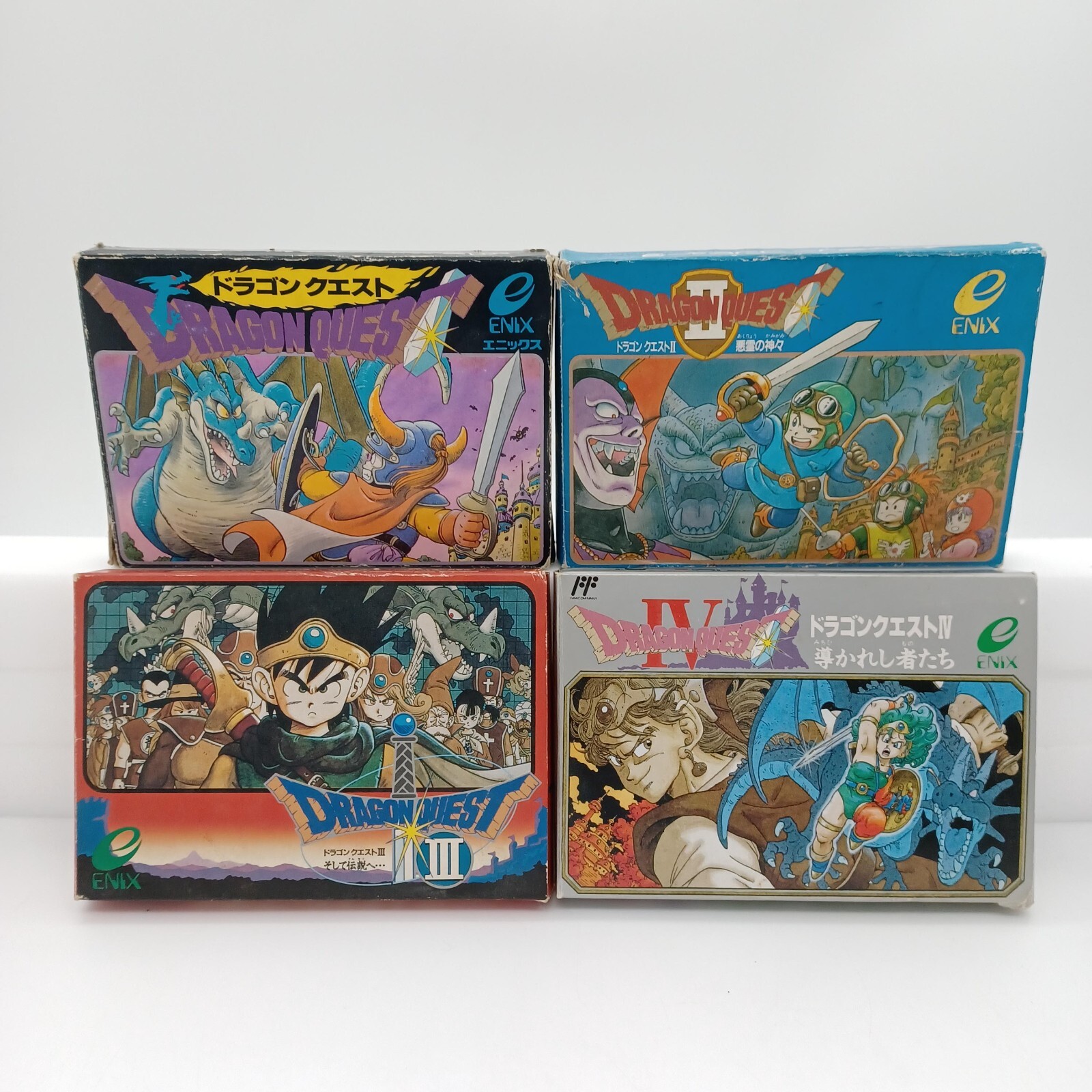 NINTENDO Famicom FC Dragon Quest 1 II 2 III 3 IV 4 DQ CIB NINTENDO Famicom FC Dragon Quest 1 II 2 III 3 IV 4 DQ CIB