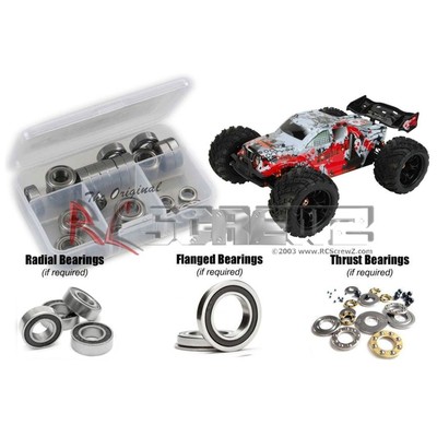 RCScrewZ Rubber Shielded Bearing Kit dhk004r for DHK Hobby Z