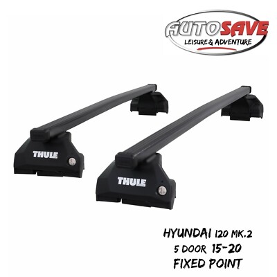 Thule Сталь SquareBar Evo Крыши поперечной устойчивости компл. Hyundai i20 Mk.2 5 дверь/ 15-20 Fixed Point