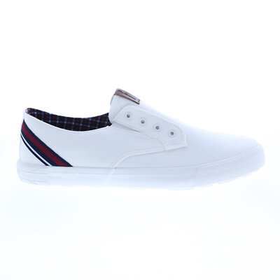

Ben Sherman Percy Laceless BNMS19104 Мужские белые кроссовки Lifestyle Обувь, Белый, Ben Sherman Percy Laceless
