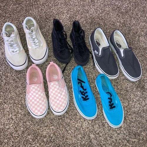 VANS Shoes Mixed Lot, 5 Pairs, Various Sizes, Mens, Womens, Youth, Unisex | eBay VANS Shoes Mixed Lot, 5 Pairs, Various Sizes, Mens, Womens, Youth, Unisex | eBay