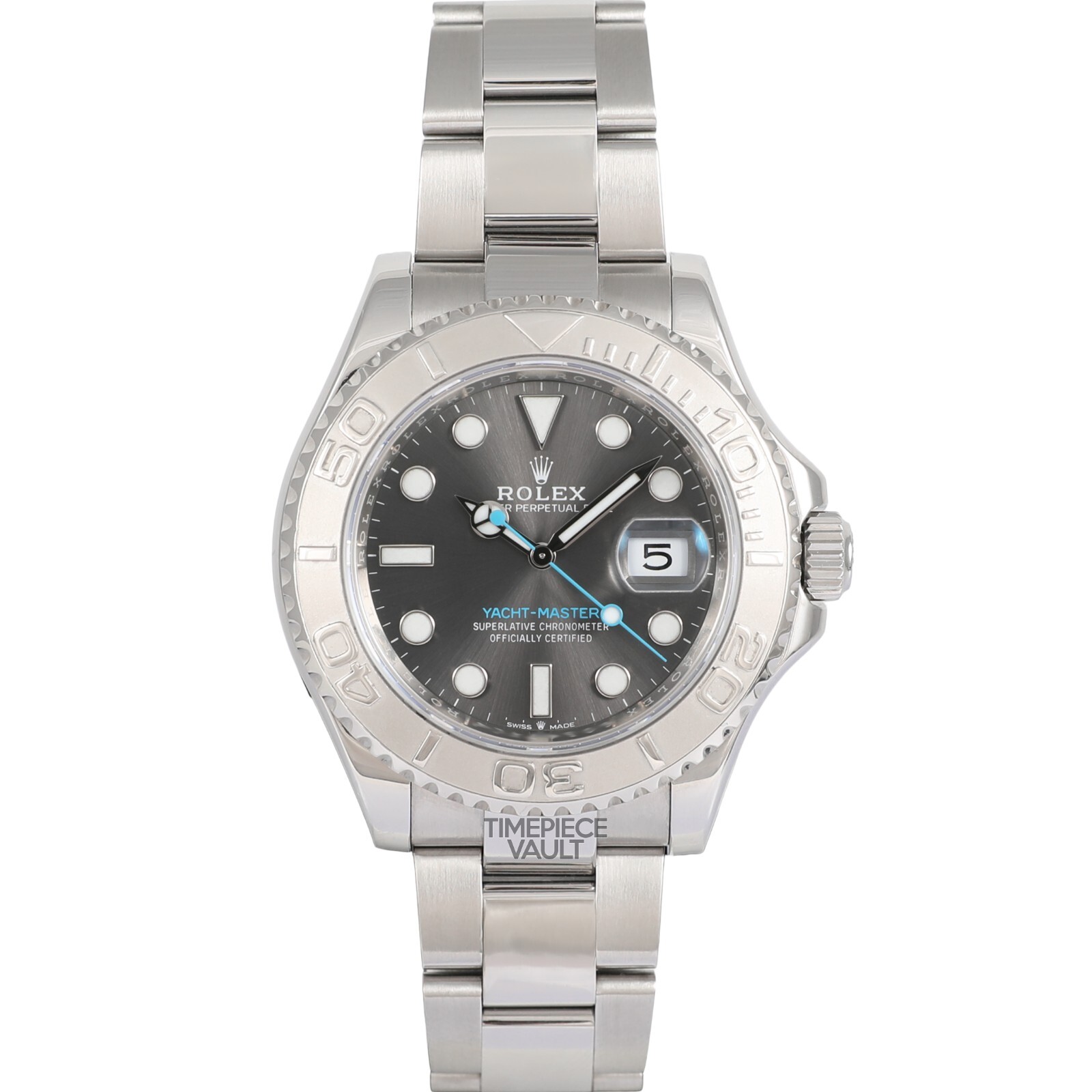Rolex Yacht-Master 40mm 116622 Rhodium Slate Dial Platinum