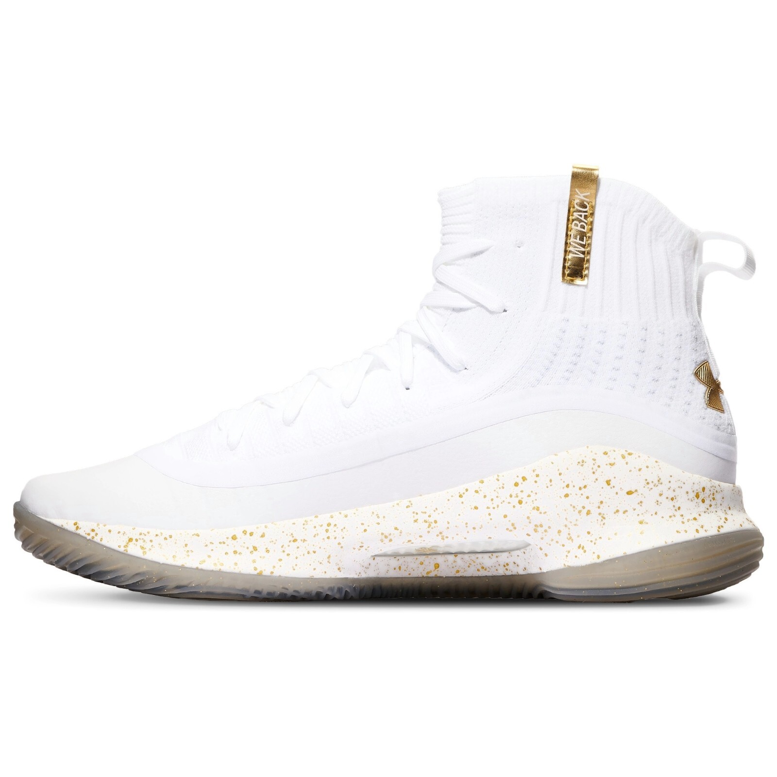 Pre-owned Under Armour Curry 4 Retro Men's Sneakers Running Basketball Game Court Shoes In White