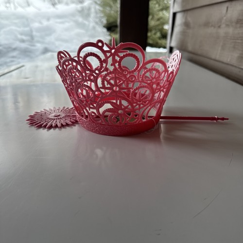 Wicked Glinda's Pink Bubble Crown & Wand Set Ariana Grande