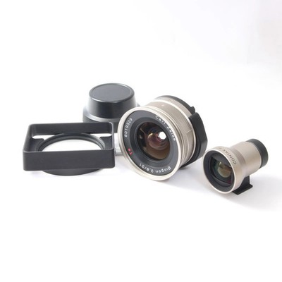 極上品 CONTAX Carl Zeiss Biogon T 21mm F2.8 CONTAX Carl Zeiss Biogon T 21mm F2.8 Lens + GF-21 Finder Set