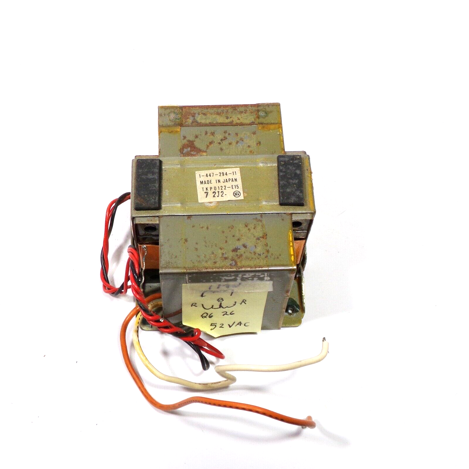 Transformer TKK 1-447-294-11 HiFI japan 52 VAC C/T SONY TA Transformer TKK 1-447-294-11 HiFI japan 52 VAC C/T SONY TA