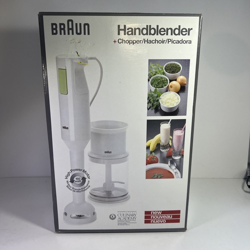Braun Hand Blender +Chopper Gourmet Edition MR 380 In Box