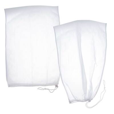2 Fine Mesh Filter Net Bags for Leaf Vacuum Pool Cleaners 16" x 20", Replacement