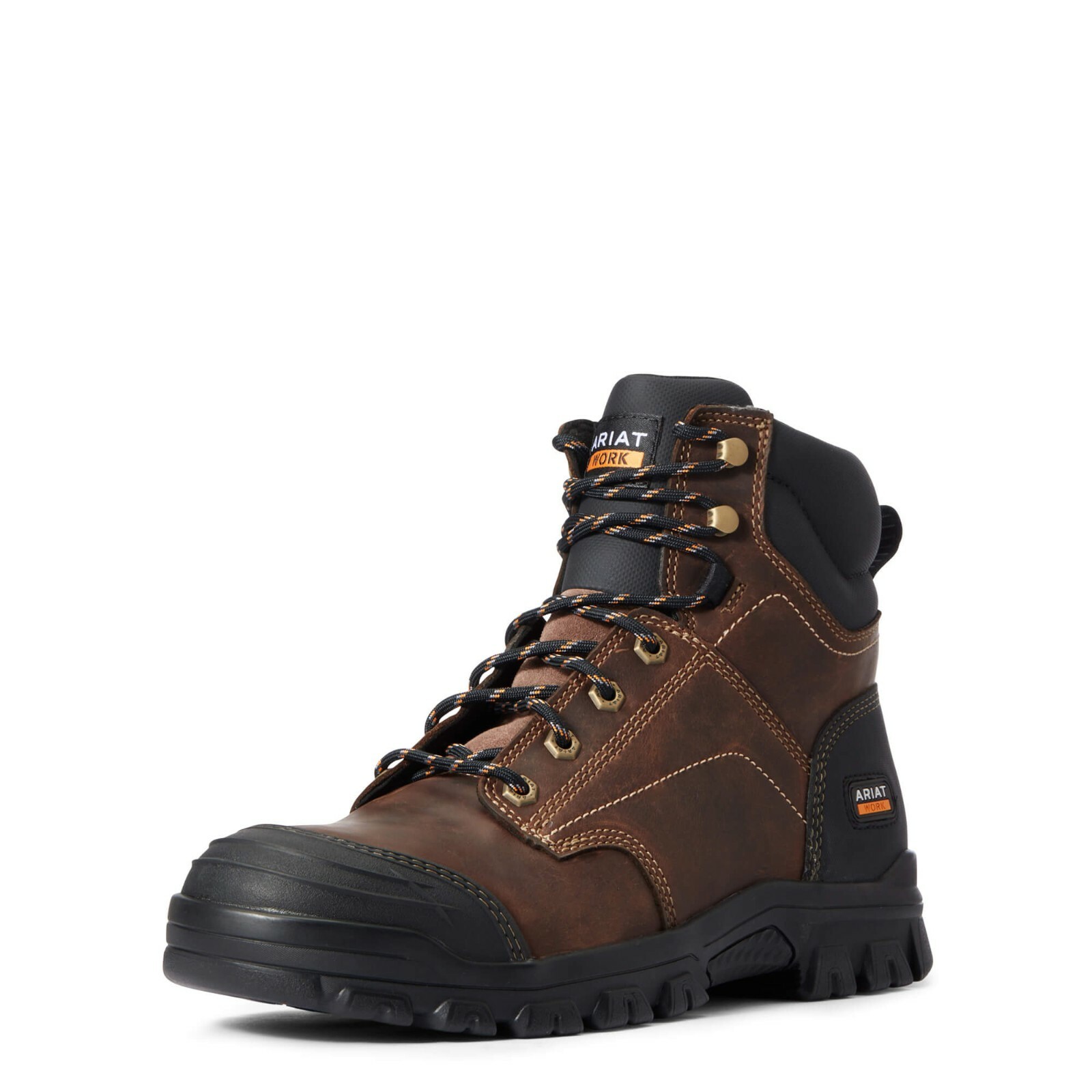 

Мужские ботинки Ariat TREADFAST 6 10034672 состаренные коричневые с мягким носком, Коричневый
