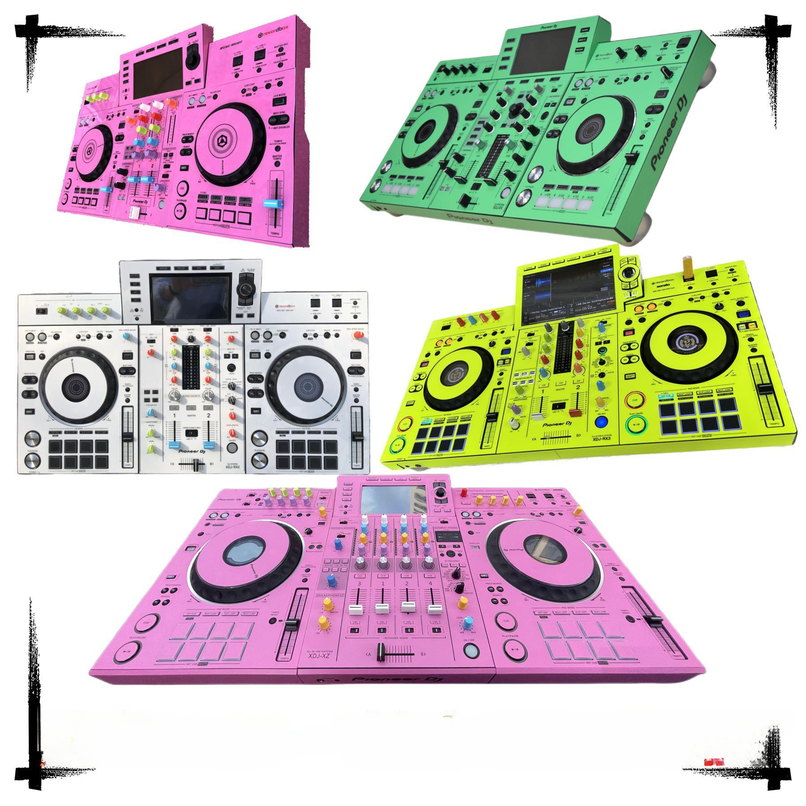DJ機材 XDJ RX3 SKINZ XDJ-RX3 RR RX RX2 XZ Player DJ Skin Sticker Protection for