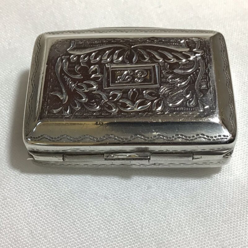 1817-1825 Solid Silver Georgian Vinaigrette by John Bettridge. Sold as Seen