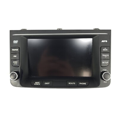оригинальный 2009-2014 Hyundai Genesis Магнитола навигация дисплей Maps черный Screen Unit