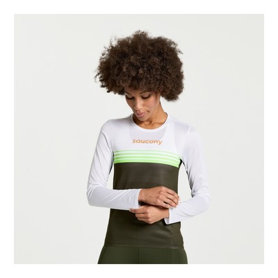 

Женская одежда Saucony Elite с длинным рукавом Umbra
