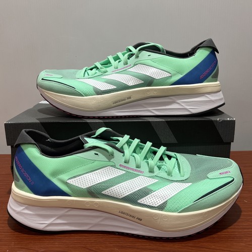adidas Adizero Boston 11 M Pulse Mint Green Mens SIZE 13 adidas Adizero Boston 11 M Pulse Mint Green Mens SIZE 13
