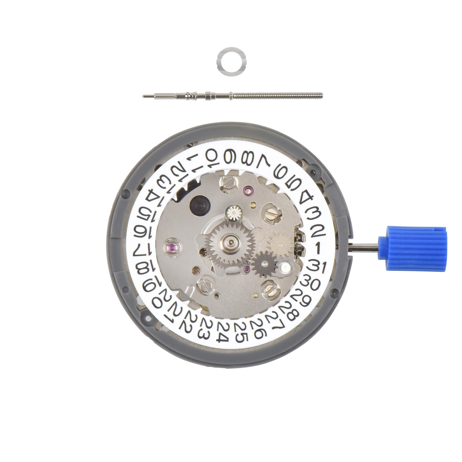 Genuine SEIKO NH34 NH34A 4R34 GMT Automatic Movement With Date Disc White