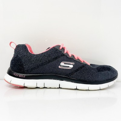 

Женские кроссовки Skechers Flex Appeal 12076 черные кроссовки размер 10, Черный, Flex Appeal