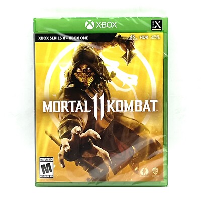 Mortal Kombat 11 )Microsoft Xbox Series X/One, 2021) Brand New/Factory Sealed