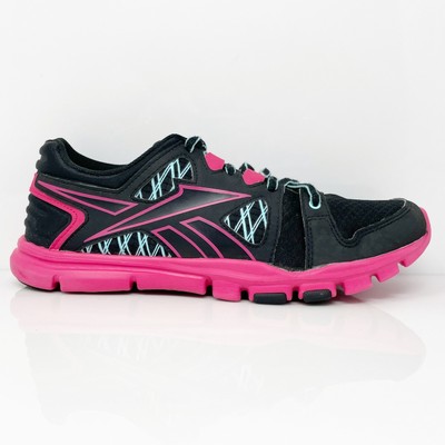 

Reebok Womens Yourflex Trainette V55806 Черные кроссовки для бега Размер 8.5, Черный, Yourflex Trainette