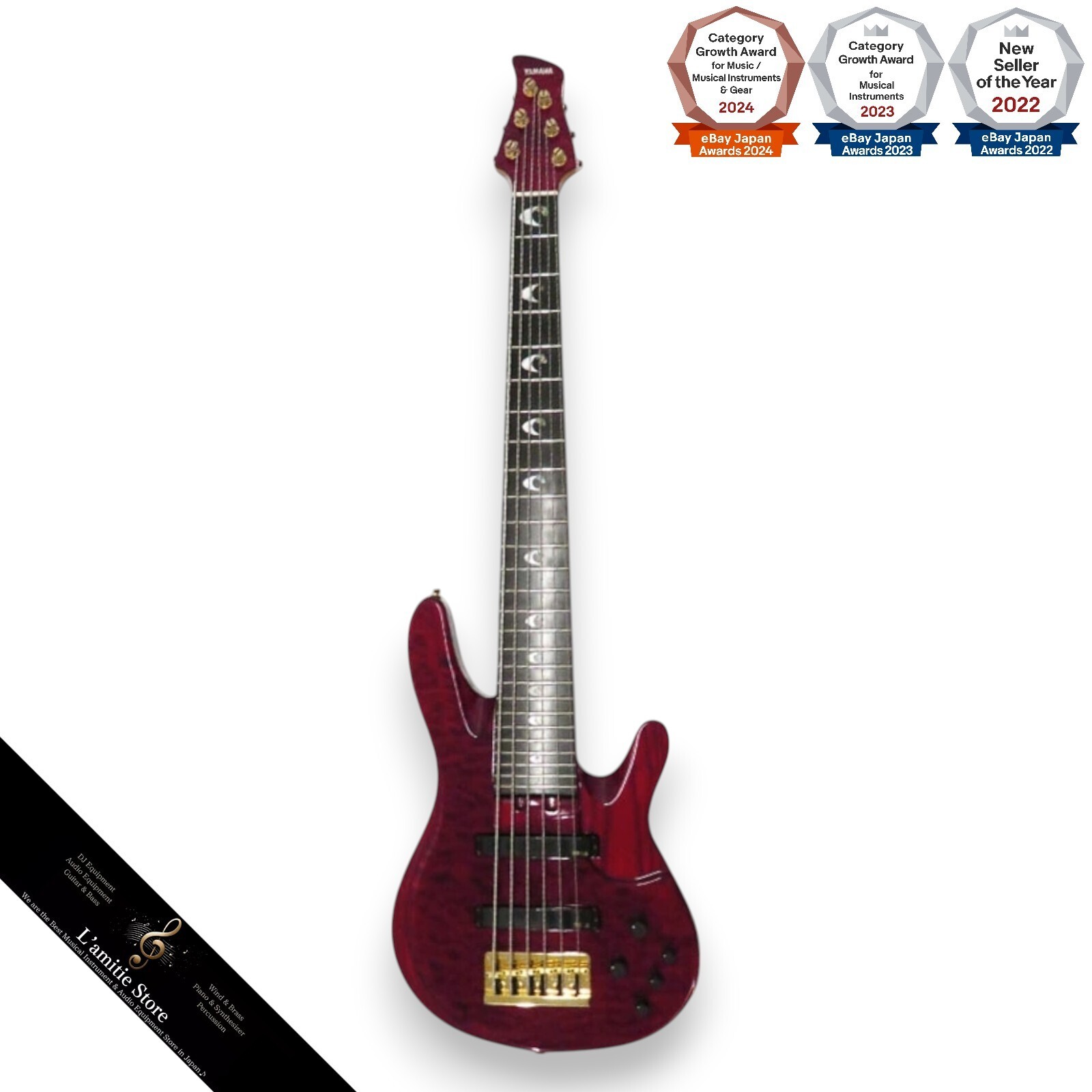 ギター TJ YAMAHA TRB-JP2 John Patitucci Special Tuned Active 5 Control