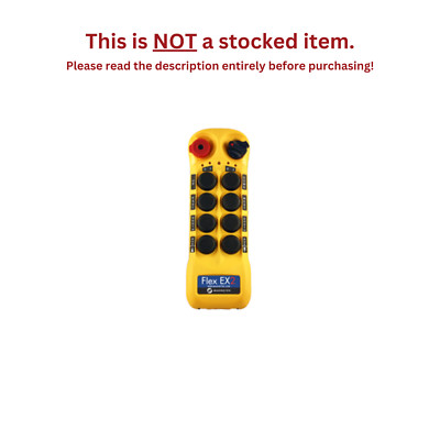 MAGNETEK FLEX EX2 RADIO REMOTE SPARE TRANSMITTER  FLEX-8EX2-TX-G1